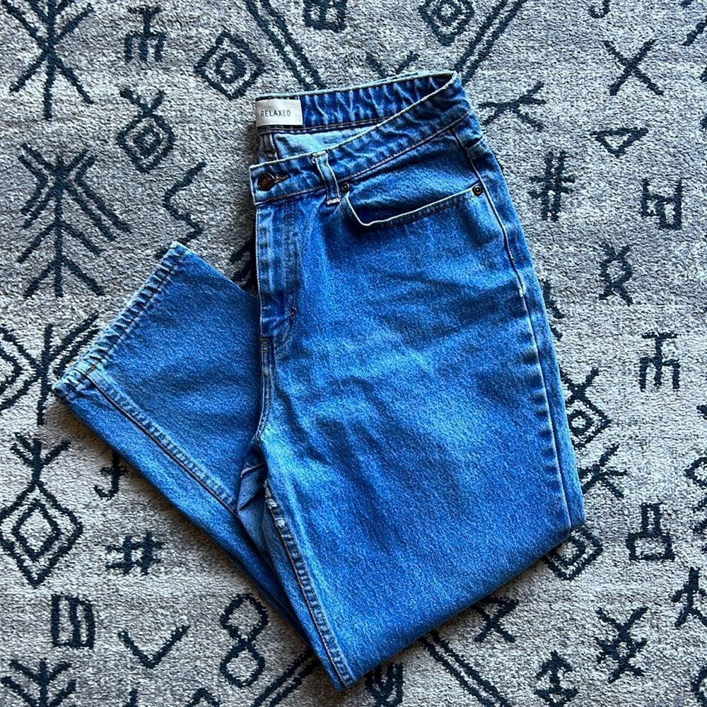 Vintage high rise denim Jeans, Light Wash, Med Rise Size 16 short, Fits True 12